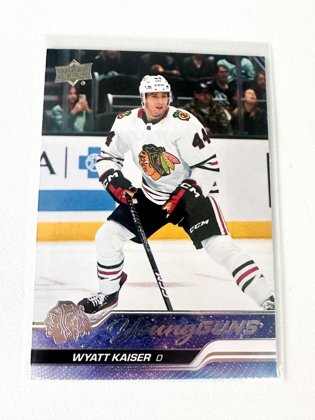 2023-24 Upper Deck Series 1 Young Guns #229 Wyatt Kaiser - Chicago Blackhawk